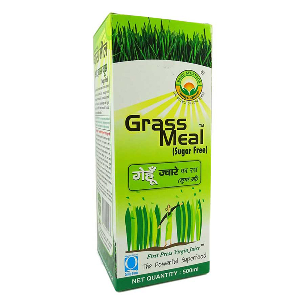 Buy Basic Ayurveda Grass Meal Wheat Grass Juice Sugar Free Online at